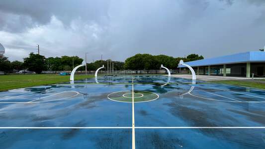 Joella Good Elementary School Outdoor Basketball Courts in Hialeah