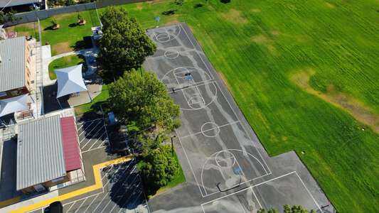 Milor/Zupanic High School Blacktop / Basketball Courts in Rialto 5