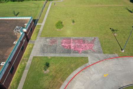 Hill Elementary School Blacktop in Houston