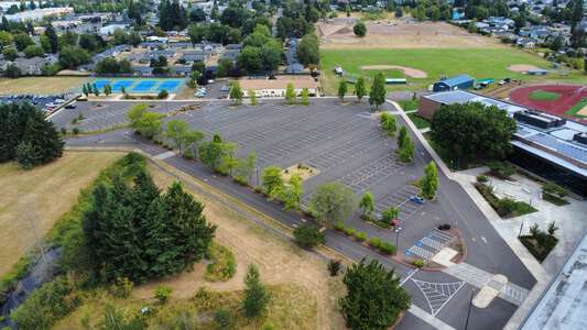 McKay High School Main Parking Lot in Salem 2