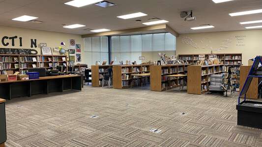 Ruth Hale Barker Middle School Library in Bentonville