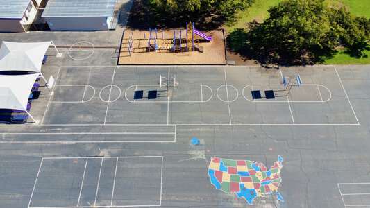 Lietz Elementary School Outdoor Basketball Courts in San Jose