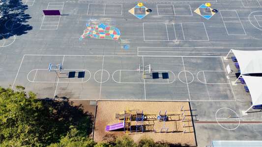 Lietz Elementary School Outdoor Basketball Courts in San Jose