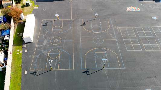 Steffan Manor Elementary School Outdoor Basketball Courts in Vallejo 2