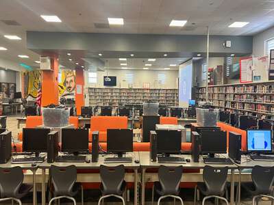John A. Ferguson Senior High School Library in Miami
