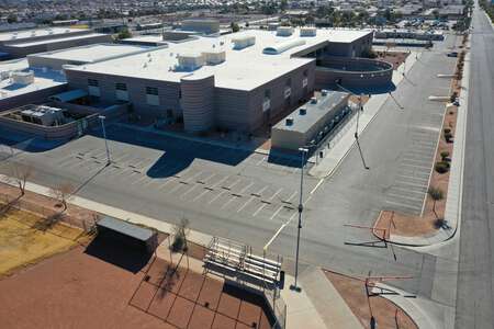 Mojave High School Parking Lot - Back in North Las Vegas