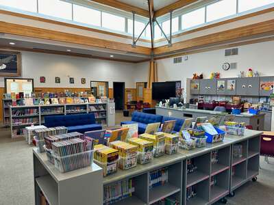 William Harold Kolb Elementary School Media Center in Dublin