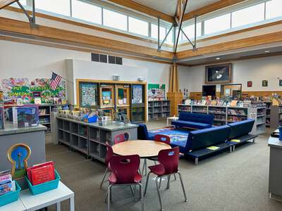 William Harold Kolb Elementary School Media Center in Dublin