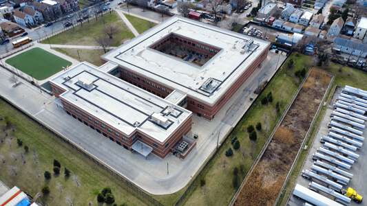 Zapata - Emiliano Zapata Elementary Academy Parking Lot - Back in Chicago 2