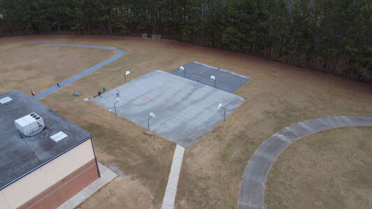 McConnell Middle School Outdoor Basketball Courts in Loganville