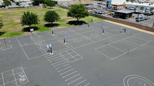 Merle S. Casey  Elementary School Blacktop / Basketball Courts in Rialto 3