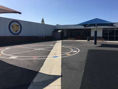 Beryl Heights Elementary School Kinder Lunch Area in Redondo Beach
