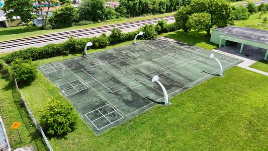 Liberty City Elementary School Outdoor Basketball Courts in Miami