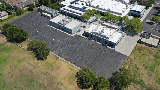 South Lake Middle School Outdoor Basketball Courts in Irvine