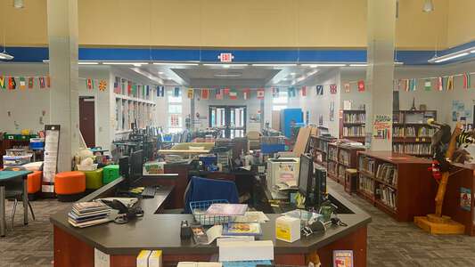 Cane Bay Elementary School Media Center in Summerville