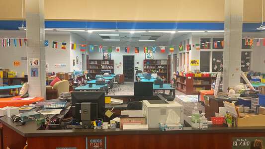 Cane Bay Elementary School Media Center in Summerville
