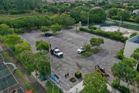 Parking Lot - Basketball Courts