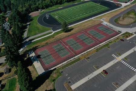 Thomas Jefferson High School Tennis Courts in Auburn