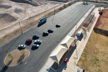 Southeast Career and Technical Academy Parking Lot - Fields in Las Vegas 2