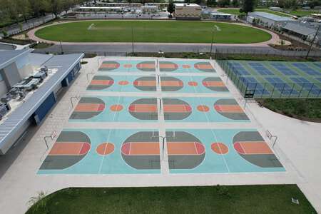 South Valley Middle School Basketball Courts in Gilroy