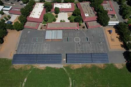Rosedale Elementary School Outdoor Basketball Courts in Chico