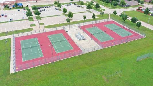 Richard J. Allie Middle School Tennis Courts in Crowley