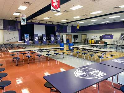 Gus Garcia Young Men's Leadership Academy Cafeteria in Austin