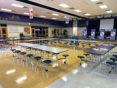 Gus Garcia Young Men's Leadership Academy Cafeteria in Austin