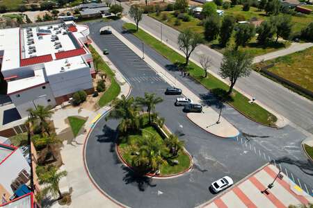 Elsinore High School Parking Lot - Front in Wildomar