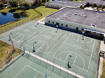 Avalon Middle School Outdoor Basketball Courts in Orlando