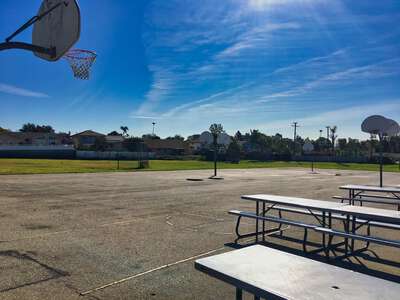 Poinsettia Elementary School Outdoor Basketball Courts in Ventura