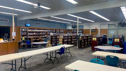 Sinaloa Middle School Library in Simi Valley