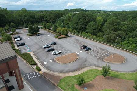 Burnette Elementary School Parking Lot - Rear in Suwanee