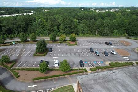 Burnette Elementary School Parking Lot - Rear in Suwanee
