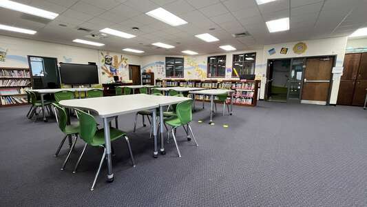 Malcom Bridge Elementary School Library in Bogart 2
