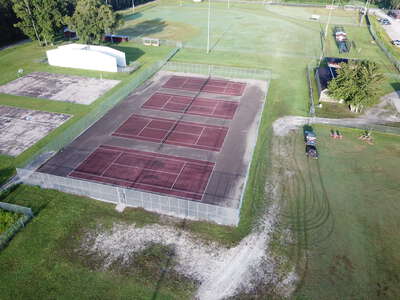 Crescent City Jr Sr High School Tennis Courts in Crescent City