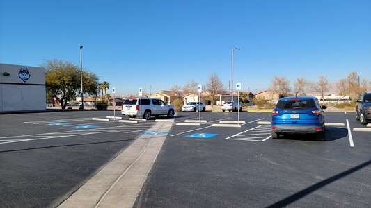 Hinman - Edna F. Elementary School Parking Lot in Henderson
