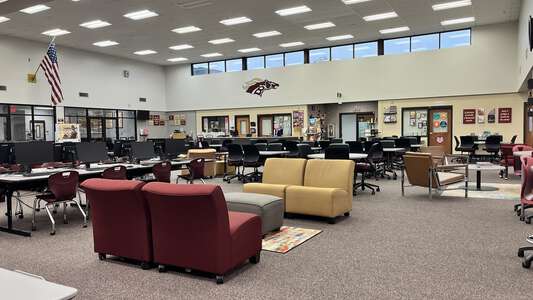 Brookwood High School Media Center in Snellville