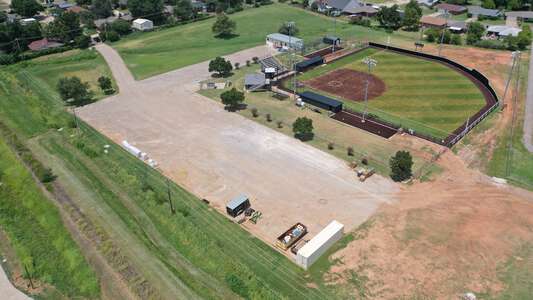 Midwest City High School Parking Lot - Softball Stadium in Midwest City 2