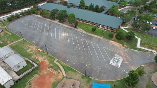 Hawk Ridge Elementary School Parking Lot - Side in Charlotte 2