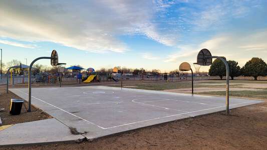 Kit Carson Elementary School Outdoor Basketball Courts in Albuquerque