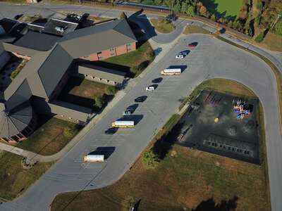 Rineyville Elementary School Parking Lot in Rineyville