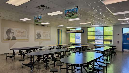 Annie Webb Blanton Elementary School Cafeteria in Dallas