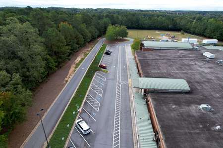 Patrick Elementary School Parking Lot - Main Front in Bufiord