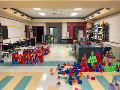 Mills Elementary School POD Downstairs in Austin