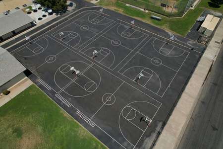 Cooper Academy Outdoor Basketball Courts 2 in Fresno