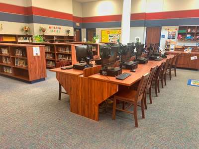 Long Elementary School Library in Richmond