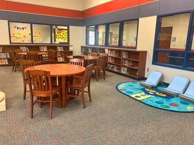 Long Elementary School Library in Richmond