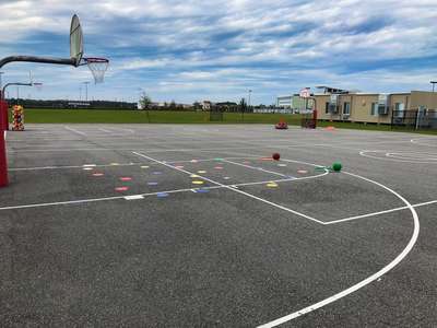 Laureate Park Elementary School Outdoor Basketball Courts in Orlando