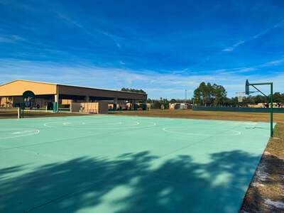 Hunter's Green Elementary School (1941) Outdoor Basketball Courts in Tampa